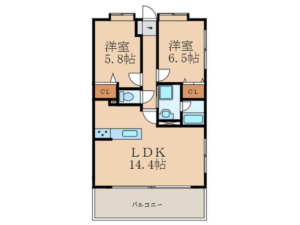 ＮｅｗＧａｅａ四季彩の丘Ａ棟の物件間取画像